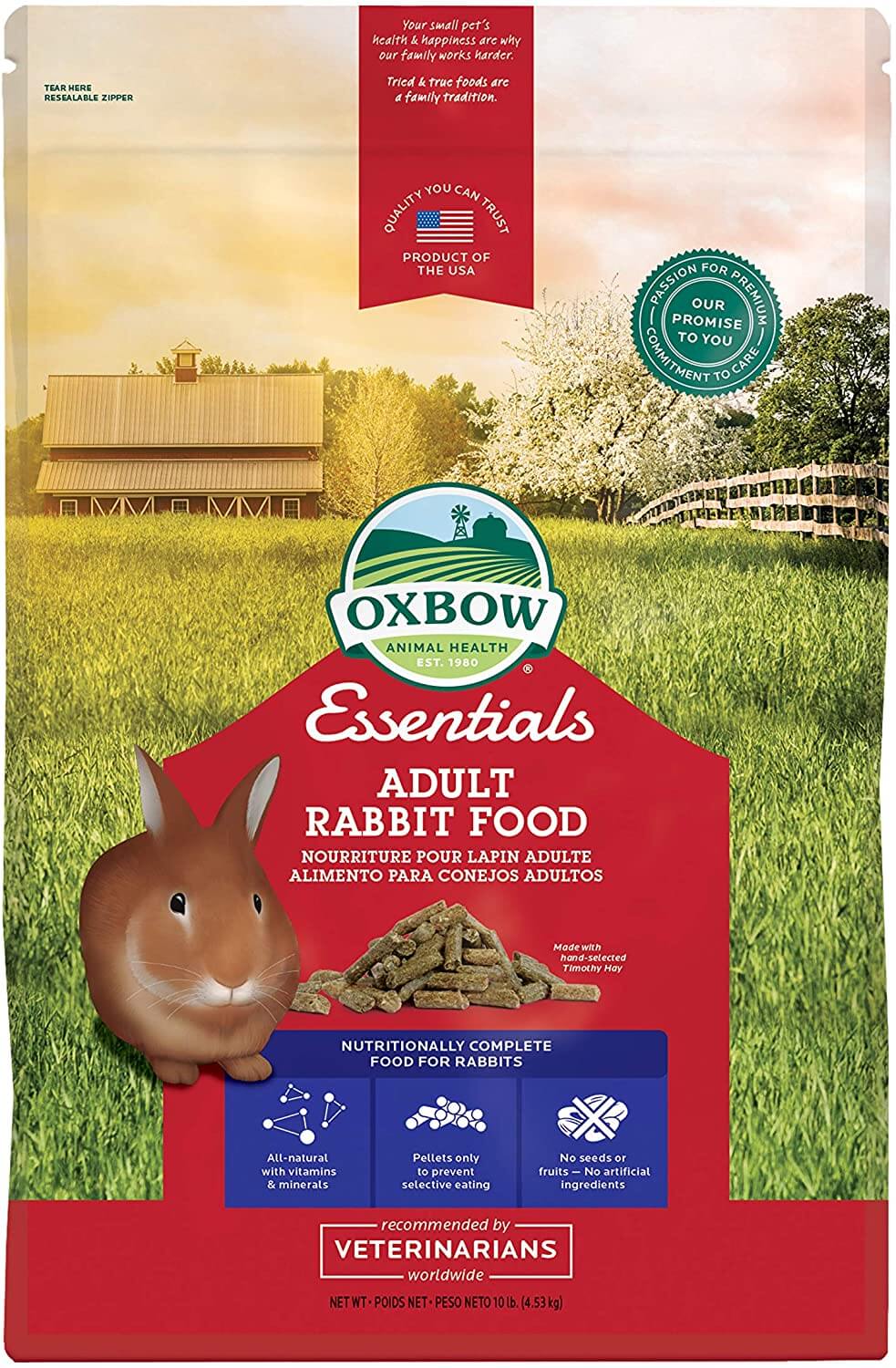 Image of Oxbow rabbit pellets.