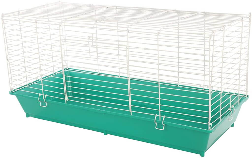 image of the best litter box setup for rabbits.