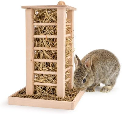 Image of the Stand up hay feeder with pellet base.